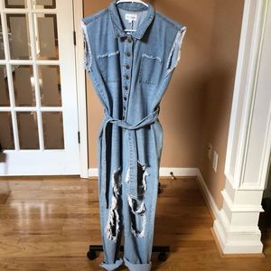 Denim jumpsuit